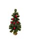 Yb4cm red tree decoration balls 4 cm 6 pieces christmas