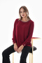 Women's Plus Size Pearl Accessory Crepe Shirt G0070 - 8