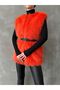 Furry Vest - Orange |   Vmf1567 - 4