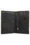 Passport Wallet for Unisex - Genuine Leather, Black - Travel Organizer, Sleek Design - 2