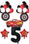 5 Years Old Cars Themed Birthday Party Celebration Balloon Set - 2