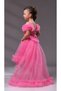 Pink Color Sequined Glittering Tail Style Wedding Party Children's Evening Dress Aby170 - 3