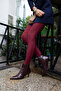 Borisso Women's Bordo Heeled Booties - 4