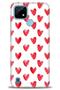 Realme C21 Case Hd Printed Case - Red Little Hearts