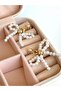 Women's White Pearl New Season Bow Earrings - 3