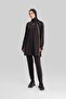 Black Mobile Tunic - Hooded, Finger and Cord Detail, 23K4735 - 2