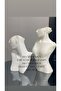 Set of 2 Decorative Jewelry Manikin, Jewelry Display Stand Set, Jewelry Organizer, Earring Necklace Ring Jewellery - 3
