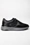 Genuine Leather Orthopedic Men's Casual Shoes Black Thick Sole Bonded - 3