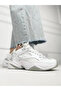 M2K Tekno Leather Unisex Sneaker Genuine Leather Sports Shoes White Height 4cm Sportiks - 5
