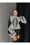 Women's Diamond Patterned Buttoned Knitwear Cardigan