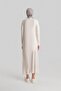 Ecru Long Sleeve Lingerie Dress - Ortd9042 - 6