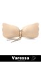 Premium Series Very Stylish Rope Detailed Skin Color Gathering Plump Showing Silicone Ghost Bra - 3