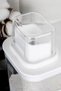 Set of 4 Detergent Storage Containers Self Scale Liquid Softener Colored Whites Label 3000ml - 4