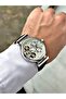 Semi-Automatic Mechanism 5 Atm Water Resistant Leather Cord Steel Case Men's Wristwatch 1270.02 - 4