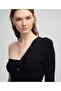 Asymmetrical Sleeve Knitwear Dress - 2