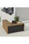 Zelda M225 L-Shape Executive Workstation Desk with Cabinet Ideal for Office - Zabrano - 4