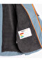 Fleece Lined Puffer Jacket with Hooded Snap Detail - 4
