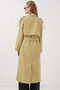5941 معطف طويل بياقة مزدوجة الصدر - A.Khaki - 6