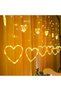 3 Meters Led Lighted String of 10 Heart Lights Decorative Plug-In Lighting Home Decoration Ornament - 3