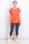 Women Sportwear Fit Short Sleeve Running Tops, Neon Pink - 2