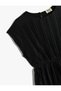 Dress Sleeveless Round Neck Textured - 3