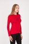 Crew Neck Long Sleeve Lycra Body Badi Black White Skin Red Blue Colors - 3