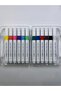 12 Colors Acrylic Markers Set - Brush Tip Plastic Boxed - 2