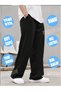 Comfyvibe Baggy Black Loose Fit Stretchy Comfortable Fabric Sweatpants