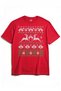 New Year's Deer 2026 Gift Christmas Happy New Year New Year Ugly Tee Printed T-Shirt Red T-Shirt
