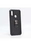 Huawei Y6S 2019 Case with Camera Protruding Stand Ring Magnet Armor Cover Vega - Black