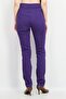 Women Regular Fit Plain Trouser Pants, Purple - 3