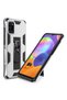 Galaxy A31 Compatible Case with Foldable Stand and Protective Volve Cover - Gray - T14486