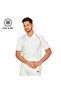 Atmos Half Sleeve Polyester Cricket T-shirt | Off White | Size 30 | Polyester | Cool & Dry - 4