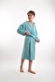 Waiter Boy Young Velvet Hooded Bathrobe 100% Cotton - 2