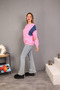 Women's Clothing 2Thread Jeans Detail Sweatshirt - 5