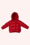 Girl's Quilted Red Coat