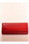 Women's Chain Portfolio & Clutch Red Patent Leather Shoulder Evening Bag - 3