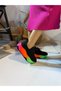 Irene Black-Colored Stretch Mesh Women's Sports Shoes - 8