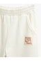 Jogger Sweatpants with Label Detail, Pockets, Elastic Waist - 3