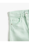 Relaxed Cut Jeans with Straight Leg Pockets - Straight Jeans with Adjustable Elastic Waist - 3