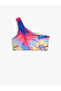One Shoulder Crop Top - 2