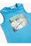 Crew Neck Cotton Athlete - Printed - 3