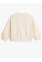 Basic Sweatshirt Printed Detailed Long Sleeve Crew Neck - 2
