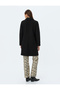 Long Sleeve Buttoned Double Breasted Cashmere Coat - 4