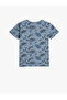 T-Shirt Short Sleeve Crew Neck Printed Cotton - 2