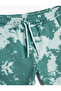 Shorts Batik Patterned Pockets Tie Waist Cotton - 3