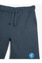 Shorts Tie Waist Pocket Label Detailed Textured - 3
