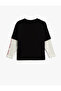Girl's Black Sweatshirt 3WKG10193AK - 2