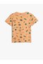 T-Shirt Printed Short Sleeve Crew Neck Cotton - 2