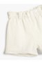 Shorts Embroidered Embroidered Elastic Waist Lined Cotton - 3